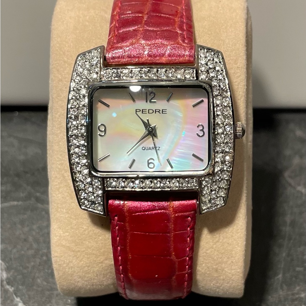 SALE!!! 2 for 30 Ladies Pedre Leather Band Watch- NWOT- New Battery
(15)